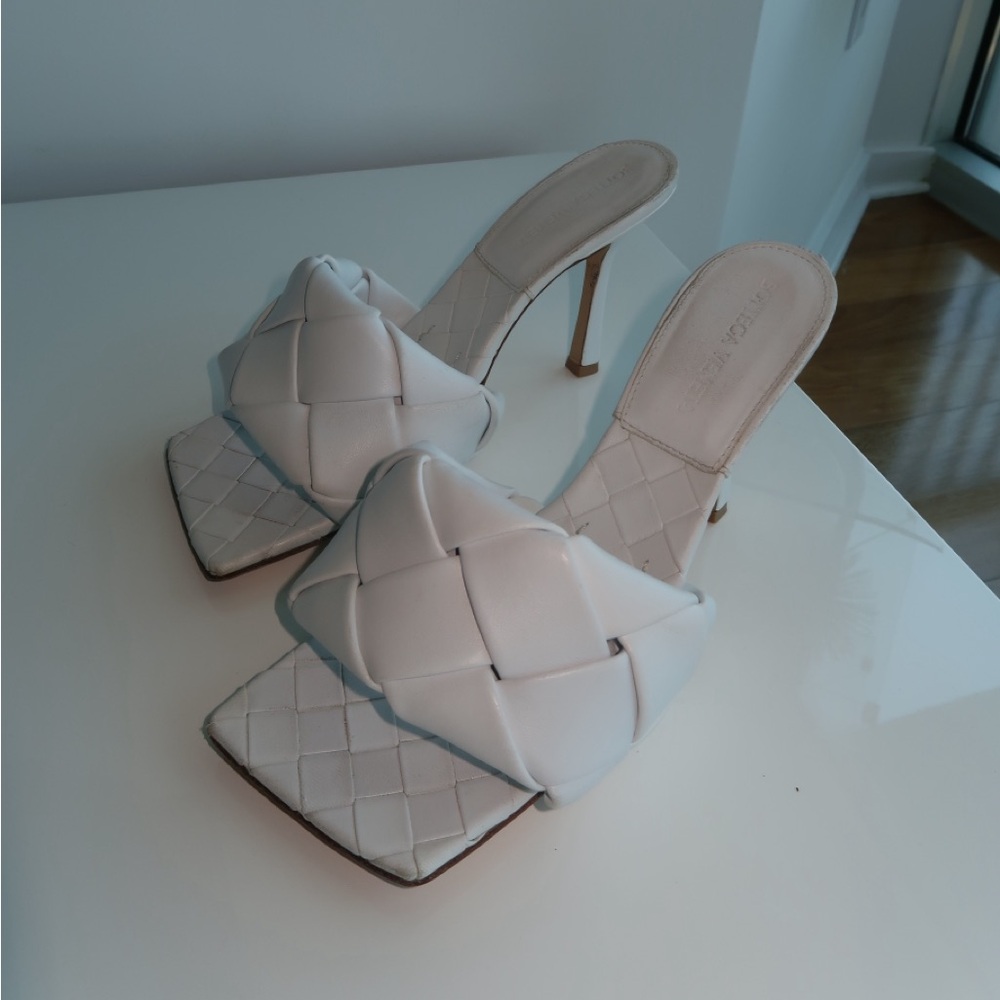 BOTTEGA VENETA - Lido Mule - White